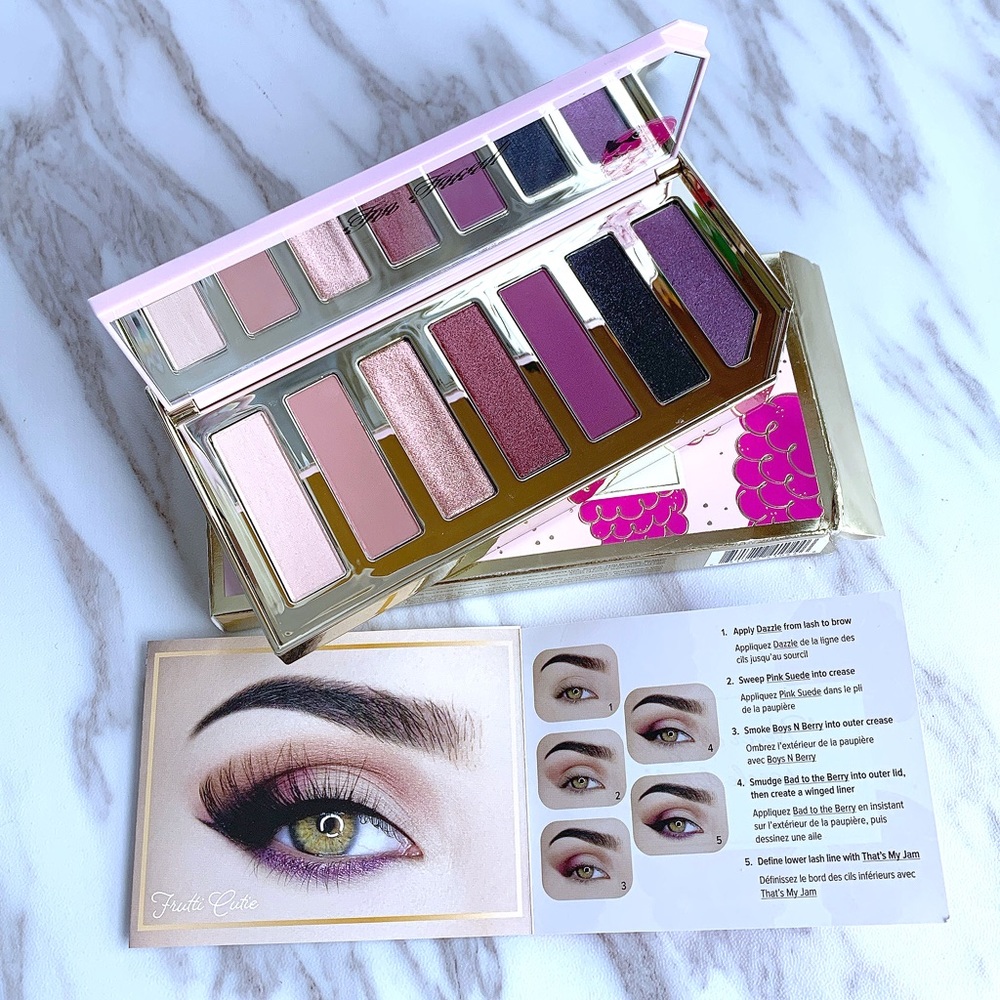 Too Faced Tutti Frutti Razzle Dazzle Berry - Eye Shadowing Palette 7 Shades New